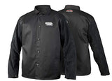 ▶  Chamarra de soldadura con mangas de piel dividido para adultos, unisex, color negro, talla 3XL de EE. UU Lincoln Electric