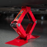BIG RED Torin - Kit de elevación de tijera para coche, 1.36 toneladas, color rojo