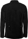 ▶ Chaqueta de soldadura de cuero negro, chaquetas de seguridad de trabajo de cuero vacuno dividido FR, chaquetas soldadoras para hombres y mujeres, Negro, XX-Large