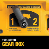 DEWALT Cepillo para Madera 13" (330mm), 3 Navajas, 2 Velocidades, 15 A, DW735