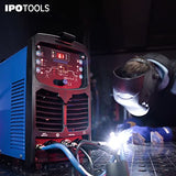 ▶ IPOTOOLS INV185PACDC TIG - Máquina de soldar AC DC con 180 amperios, soldadora inversor totalmente digital, incluye encendido RF, función de pulso, soldadura de aluminio, MMA, IGBT, 7 años de garantía