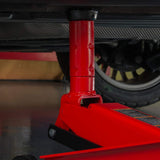 BIG RED   Gato hidráulico de Servicio de Carretilla/Piso con Silla de Montar Adicional (Compatible con: SUV y Camiones de Altura extendida): Capacidad de 3 toneladas (6 Libras), Color