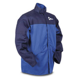 ▶ Chaqueta de soldadura, Royal/Nvy, Ctn INDURA, XL