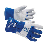▶ Guantes de soldadura, L, ala, 10 pulgadas, azul/blanco, PR