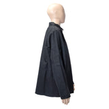 Chaqueta de soldadura de tela negra grande resistente a las llamas Lincoln Electric -