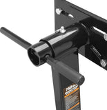 BIG RED - Soporte de Motor, Capacidad de 3/8 toneladas, Soporte de Motor Giratorio de Acero con Cabezal Ajustable de 360 Grados, 3 Ruedas, 4 Brazos Ajustables, para Mantenimiento de