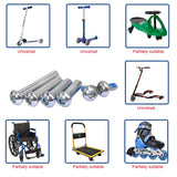 OTFAITP Tornillos Allen M8 con bloqueo hexagonal macho y hembra, para 2-3-4 ruedas para scoote, sillas de ruedas, patines, patines en línea (54)