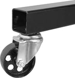 BIG RED - Soporte de Motor, Capacidad de 3/8 toneladas, Soporte de Motor Giratorio de Acero con Cabezal Ajustable de 360 Grados, 3 Ruedas, 4 Brazos Ajustables, para Mantenimiento de