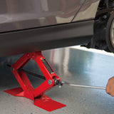 BIG RED Torin - Kit de elevación de tijera para coche, 1.36 toneladas, color rojo
