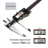 CALIBRADOR DIGITAL Calibre Digital, Pie de Rey 200mm con Acero Inoxidable, Micrómetro Electrónico IP54 Impermeable, Calibrador Vernier 8 Pulgadas con Pantalla LCD
