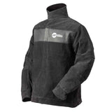 ▶ Miller Electric Chaqueta resistente al fuego, gris, talla M