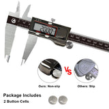 CALIBRADOR DIGITAL Calibre Digital, Pie de Rey 200mm con Acero Inoxidable, Micrómetro Electrónico IP54 Impermeable, Calibrador Vernier 8 Pulgadas con Pantalla LCD