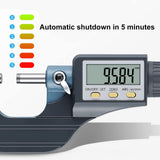 CALIBRADOR DIGITAL Micrómetro Digital Medidor de Pantalla Electrónico 0.00005in/0.001mm Grosor Medición de Diámetro Calibre 25-50mm