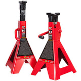 BIG RED  Torin - Soportes para Gatos de Acero (Compatible con: SUV y Camiones de Altura extendida): 3 toneladas (6 Libras) de Capacidad, Rojo, 1 par