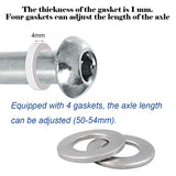 OTFAITP Tornillos Allen M8 con bloqueo hexagonal macho y hembra, para 2-3-4 ruedas para scoote, sillas de ruedas, patines, patines en línea (54)