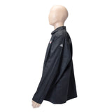 Chaqueta de soldadura de tela negra grande resistente a las llamas Lincoln Electric -