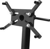 BIG RED - Soporte de Motor, Capacidad de 3/8 toneladas, Soporte de Motor Giratorio de Acero con Cabezal Ajustable de 360 Grados, 3 Ruedas, 4 Brazos Ajustables, para Mantenimiento de