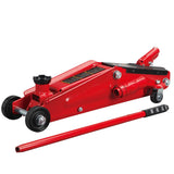 BIG RED   Gato hidráulico de Servicio de Carretilla/Piso con Silla de Montar Adicional (Compatible con: SUV y Camiones de Altura extendida): Capacidad de 3 toneladas (6 Libras), Color