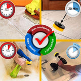 Cepillo Limpieza Taladro Fregar Almohadill 22pzs, Juego Cepillo para Taladro Eléctrico Kit CepillosTaladro Drill Brush Multifuncional Herramientas para Auto Pared Azulejo Baño Cocina