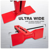 BIG RED Torin - Kit de elevación de tijera para coche, 1.36 toneladas, color rojo