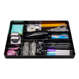 ERNST MFG - Organizador de cajones de 10 compartimentos: bandeja apilable resistente para organización de herramientas de cochera automotriz, almacenamiento de caja de herramientas de perfil bajo, tuercas y pernos, herramientas, piezas, fácil de limpiar,