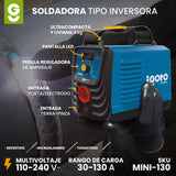 ▶ Igoto Pump MINI-130 Soldadora Inverter 130 A, 110-220V