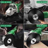 Amoladora angular inalámbrica Para Lijar, Cortar y Otros Proyectos Esmeriladora Angular Inalámbrica SHAWTY, 4Ah Baterías *2, 7000RPM, Con