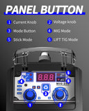 ▶ Soldador ANDELI MIG 120Apm,110V/220V Flux core Soldador Flux MIG/Lift TIG/Stick 3 en 1 Máquina de soldadura IGBT DC Inverter Soldador MIG-250MES