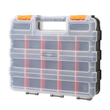 MAYOUKO Organizador de herramientas de doble cara, divisores de plástico extraíbles personalizables, caja de almacenamiento de hardware, excelente para tornillos, N