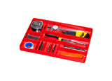 ERNST MFG - Organizador de cajones de 10 compartimentos: bandeja apilable resistente para organización de herramientas de cochera automotriz, almacenamiento de caja de herramientas de perfil bajo, tuercas y pernos, herramientas, piezas, fácil de limpiar,
