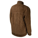 ▶ YESWELDER - chamarra de piel para hombre y mujer, Marrón, Small