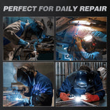 ▶ ARCCAPTAIN Soldador MIG 160A 110V 220V Máquina de soldadura 4 en 1 Gas MIG, Soldador MIG sin gas de núcleo de flujo, Lift TIG, MMA Soldador de palo, máquina soldadora con sinergia para principiantes