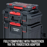 CRAFTSMAN VERSASTACK Organizador de almacenamiento, organizador de piezas pequeñas, 20 compartimentos, tapa incluye cierre seguro (CMST17828)