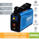 ▶ Igoto Pump MINI-130 Soldadora Inverter 130 A, 110-220V
