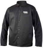 ▶  Chamarra de soldadura con mangas de piel dividido para adultos, unisex, color negro, talla 3XL de EE. UU Lincoln Electric