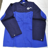 ▶ Chaqueta de soldadura, Royal/Nvy, Ctn INDURA, XL