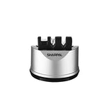 Afilador de cuchillos y tijeras de chef de cocina para cuchillos rectos y dentados, herramienta de afilado de cuchillos de 3 etapas que ayuda a reparar y restaurar las cuchillas