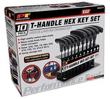PERFORMANCE TOOL Juego de estrella con mango en T, 10 piezas Wilmar Performance Tool