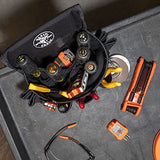 KLEIN TOOLS Bolsa para herramientas PowerLine de 19 bolsillos, nailon Cordura, presilla de túnel, color negro