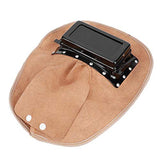 ▶ Capucha de soldador de cuero, equipo de protección de casco de soldadura, protector facial, gorra de trabajo, filtro solar de atenuación automática