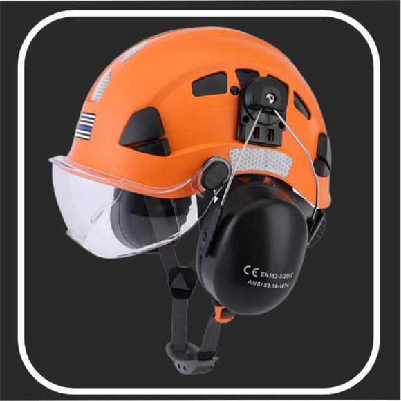 CASCO CON PROTECCION AUDITIVA