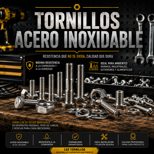 TORNILLOS ACERO INOXIDABLE