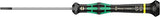 Wera Kraftform Micro electrónica Juego de destornilladores y estante, 6 piezas, Ranurardo/Phillips, Slotted: 2.5x80mm, 3x80mm, 3.5x80mm, 4x80mm. Phillips: 0x60mm, 1x80mm