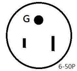 ▶ Extension Cord, Welding 3-Prong NEMA 6-50 Extension Cord (50FT)