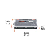 ▶ Organizador con 11 compartimentos, 9"