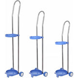 Carretilla para Tanques De Propano De 10, 15 Y 20 litros, Carretilla De Acero Inoxidable con Ruedas para Cilindros De Gas, Carretilla Ligera,10l