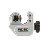 Cortador de tubos de 1/8 pulgadas a 5/8 pulgadas, plateado, pequeño RIDGID 32975 Modelo 103