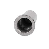 IIVVERR M10 x 34mm Cabeza plana estriada Extremo cerrado Tuerca de remache Inserte 20PCS (M10 x 34mm Knurled Flat Head Closed End Rivet Nut Insert 20PCS