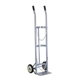 Carrito Resistente con Ruedas para Tanques de oxígeno, Soporte metálico para Cilindros de 40/50 L, Cadenas Ajustables, Carretilla portátil para fácil Movilidad (Gris)