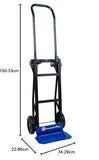 Carretilla 400 libras de capacidad, ultraligero, superfuerte, nailon convertible de mano y carretilla